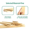 Solid wood stretcher for canvas
